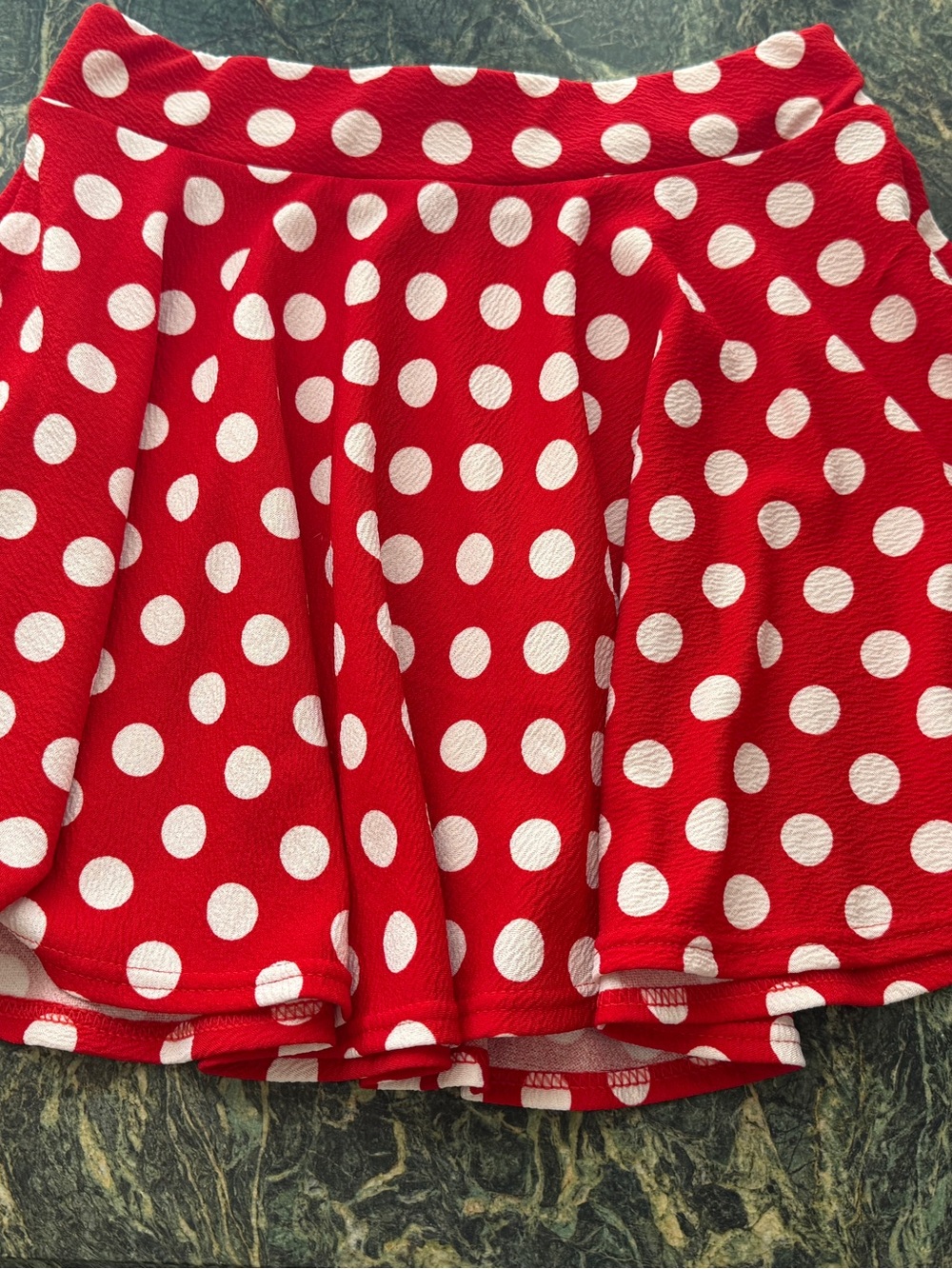 Red Polka Dot Skater Skirt